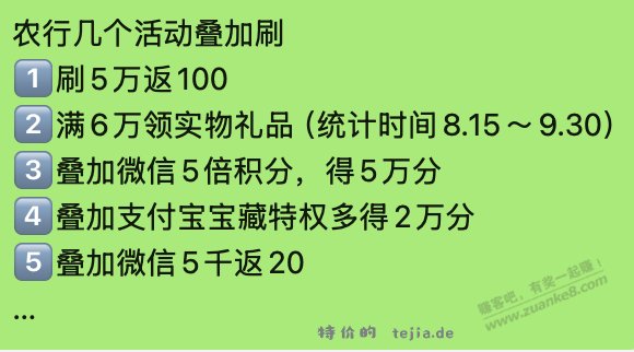 农行本月100+利润汇总 - 特价的 农行本月100+利润汇总 - 特价的