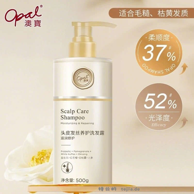 澳宝头皮发丝养护洗发露500g 16元，澳宝多功效洗发露 16元，澳宝护发素 16元 - 特价的