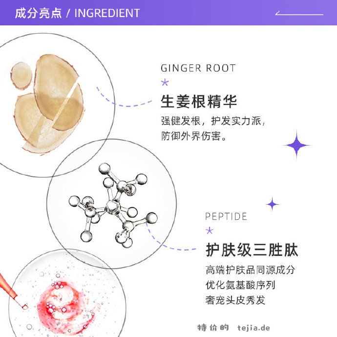 卡诗元气姜沁透洗发水80ml*6瓶 101.71元 - 特价的