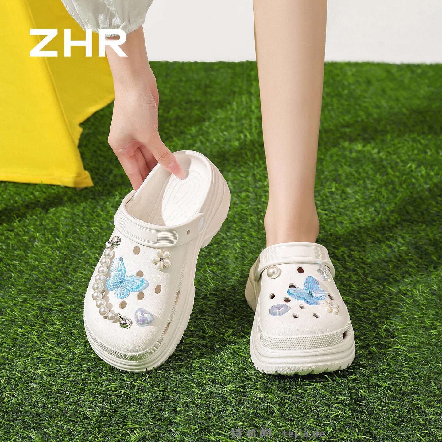 ZHR厚底洞洞鞋 39元，ZHR包头拖鞋 49元，ZHR洞洞凉鞋 49元，ZHR洞洞外穿拖鞋 59元 - 特价的