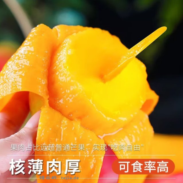 京喜海南贵妃芒带箱5斤 10.90元 - 特价的