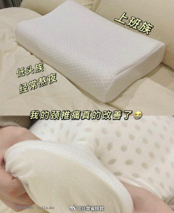 网易严选乳胶枕 51.9元 - 特价的